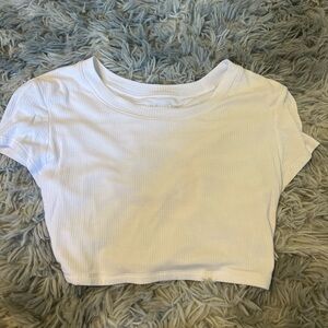 Aerie White Crop Top